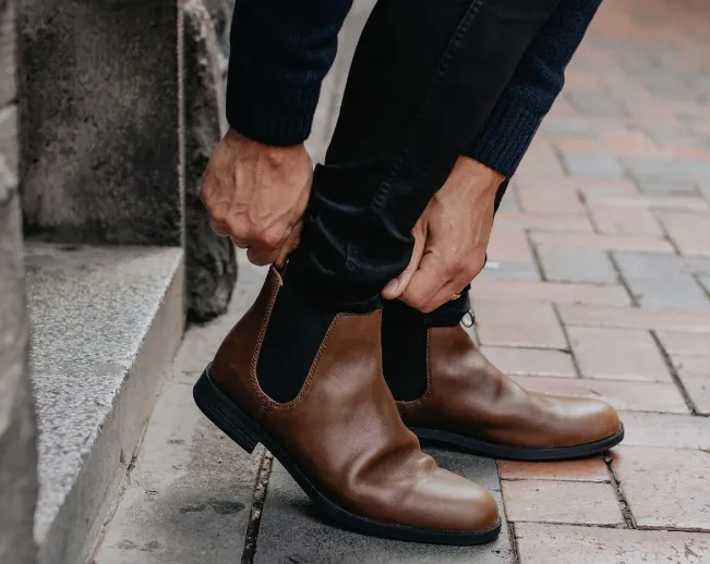 1900 Ankle Dress Boot Chestnut