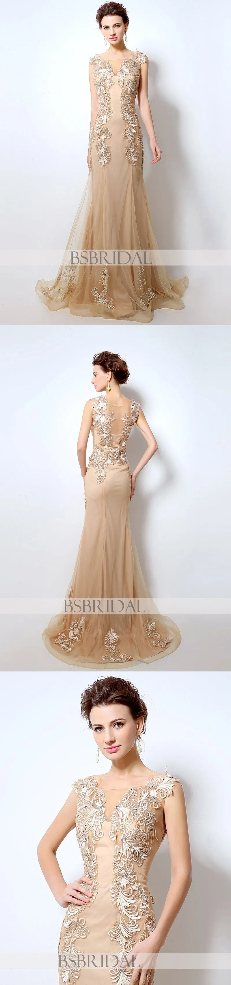 2020 modest formal gold long prom dresses, LX036