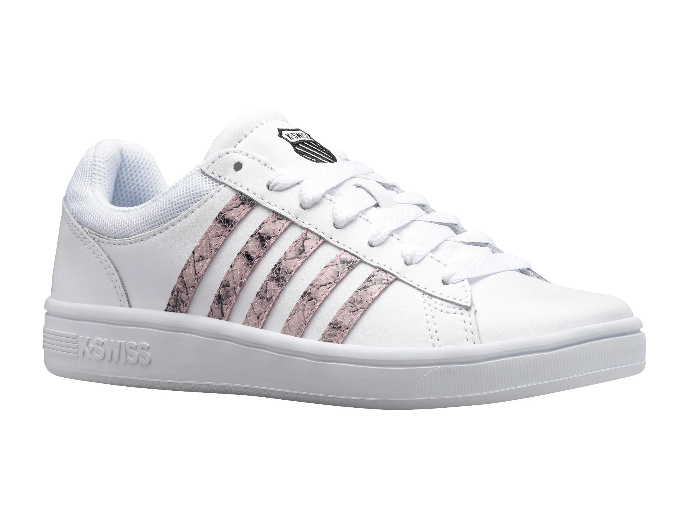 96154-186-M | COURT WINSTON | WHITE/PINK SNAKE