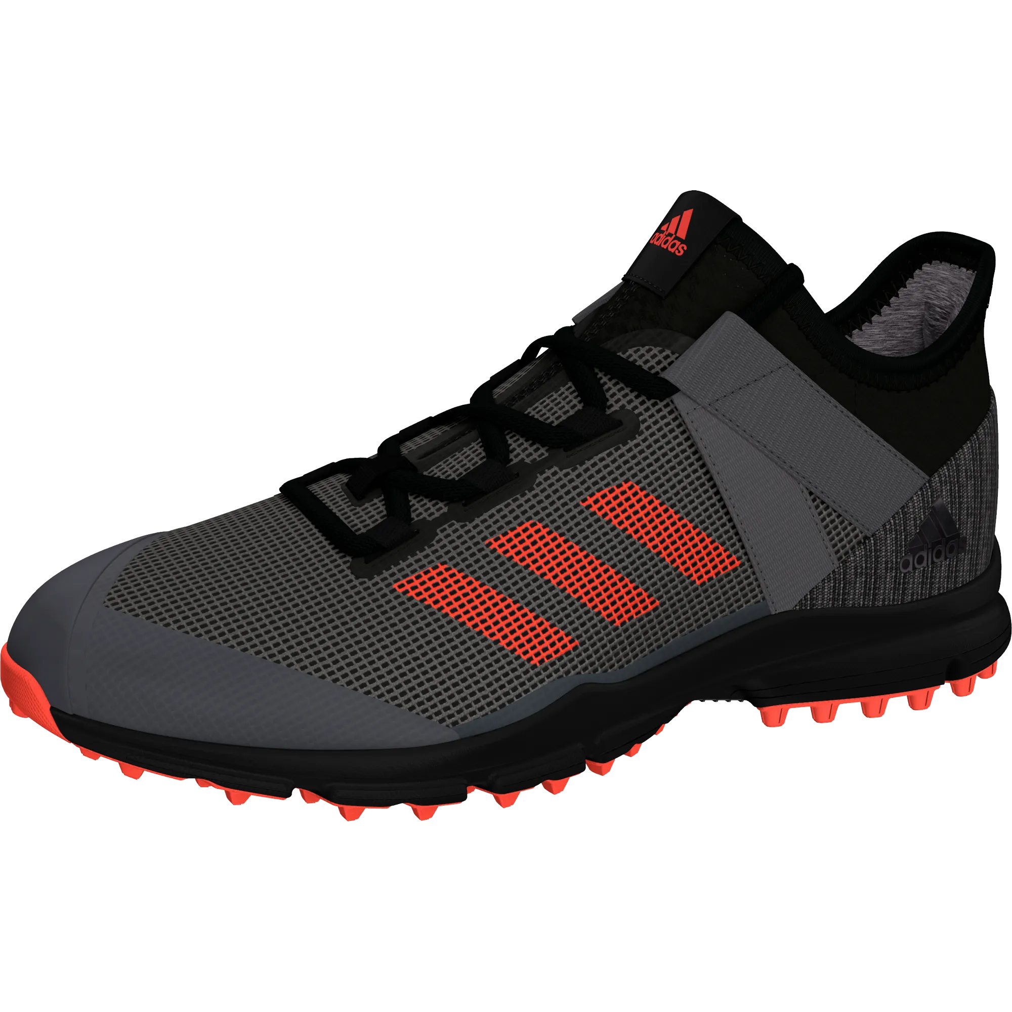 Adidas Zone Dox 1.9S 2019 Speed Black/Red/Grey Hockey Shoes