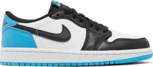 Air Jordan 1 Low Black Dark Powder Blue (W)