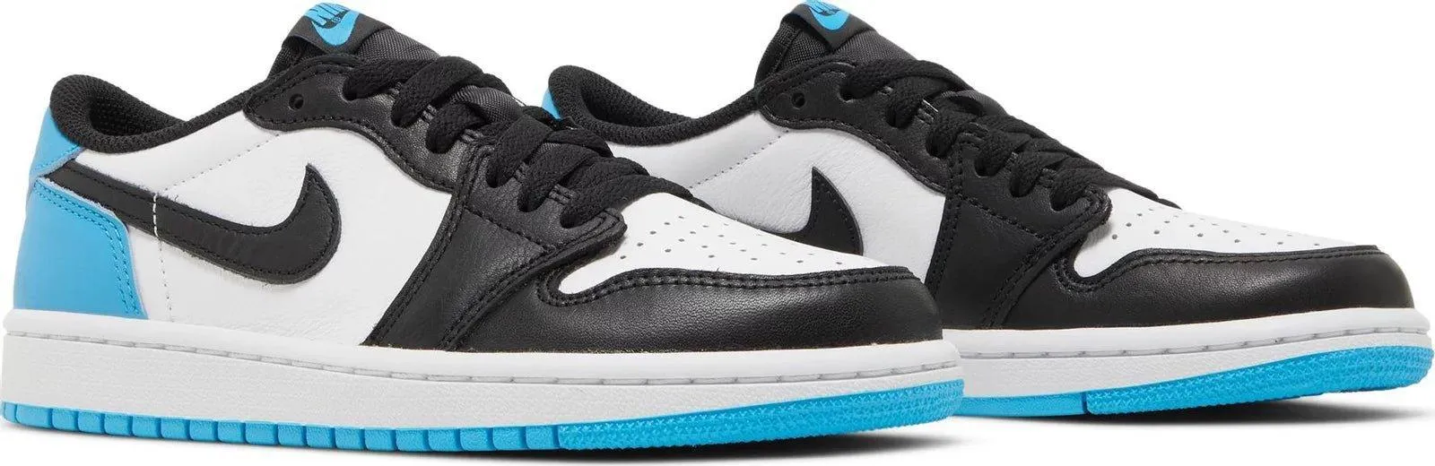 Air Jordan 1 Low Black Dark Powder Blue (W)