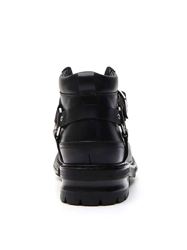 Alexander McQueen Studded Strap Boots