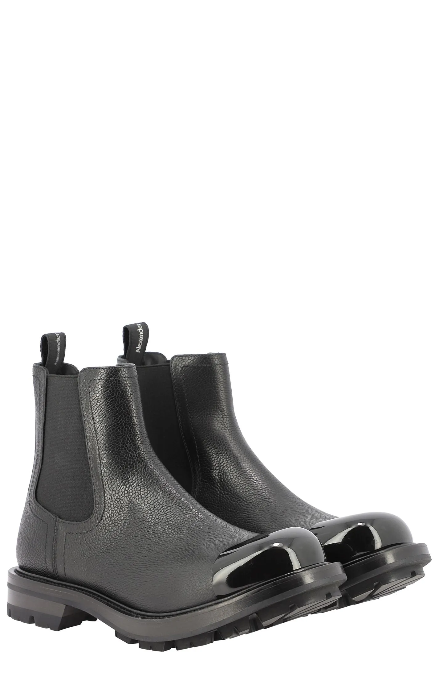 Alexander McQueen Toe-Cap Ankle Boots