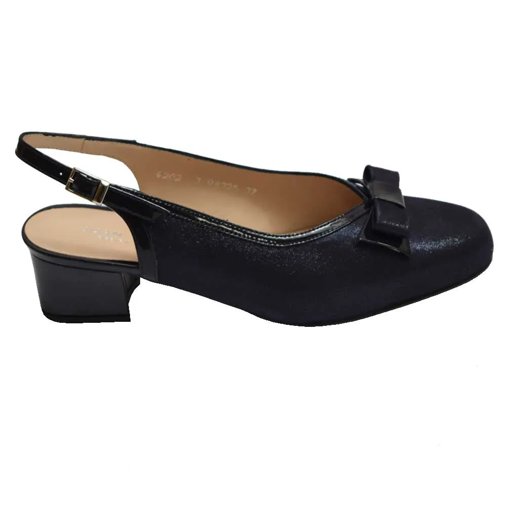 ANA 719 Bow Sling Pump Navy