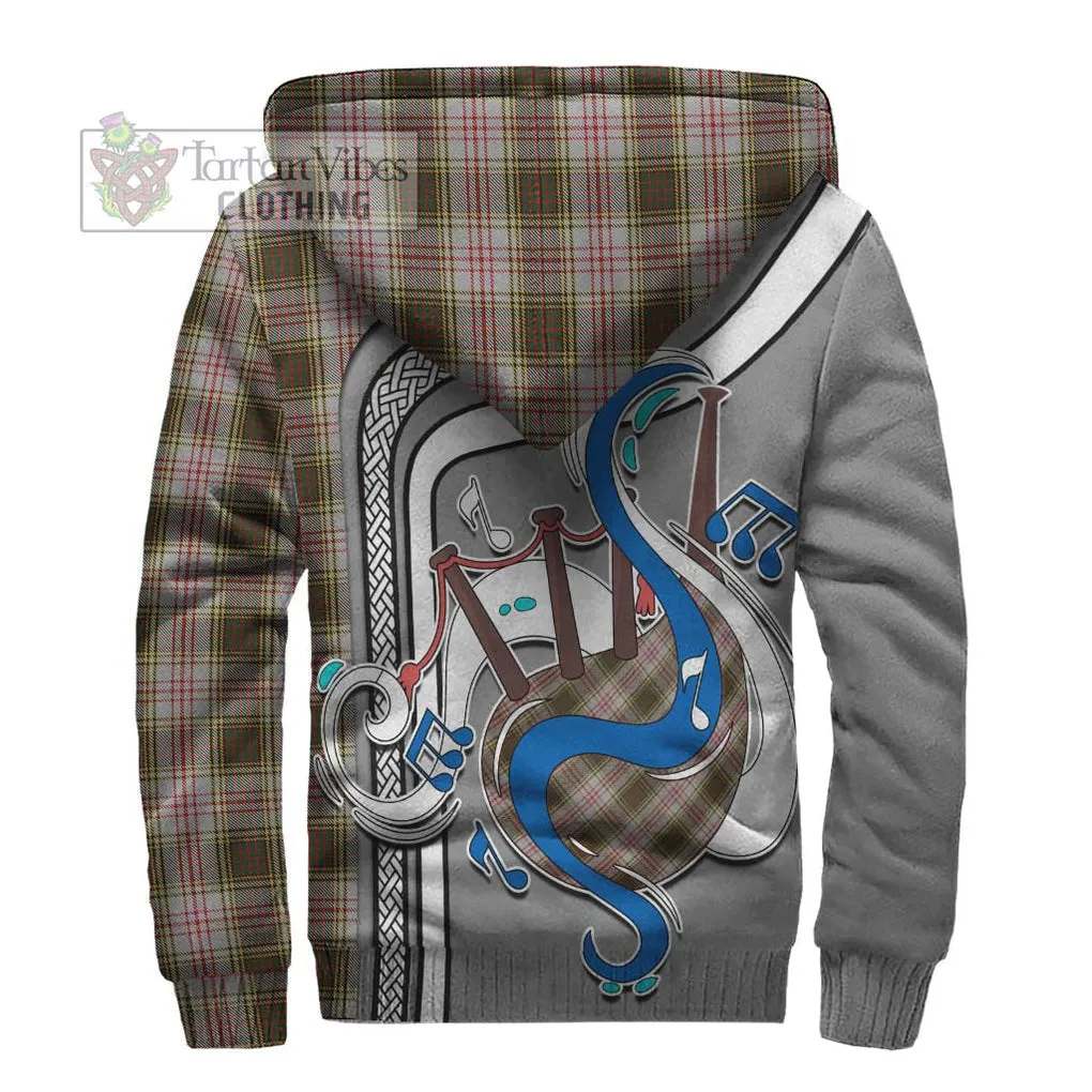 Anderson Dress Tartan Sherpa Hoodie with Epic Bagpipe Style