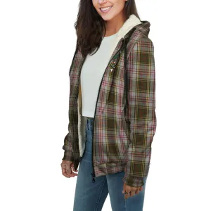 Anderson Dress Tartan Sherpa Hoodie with Family Crest