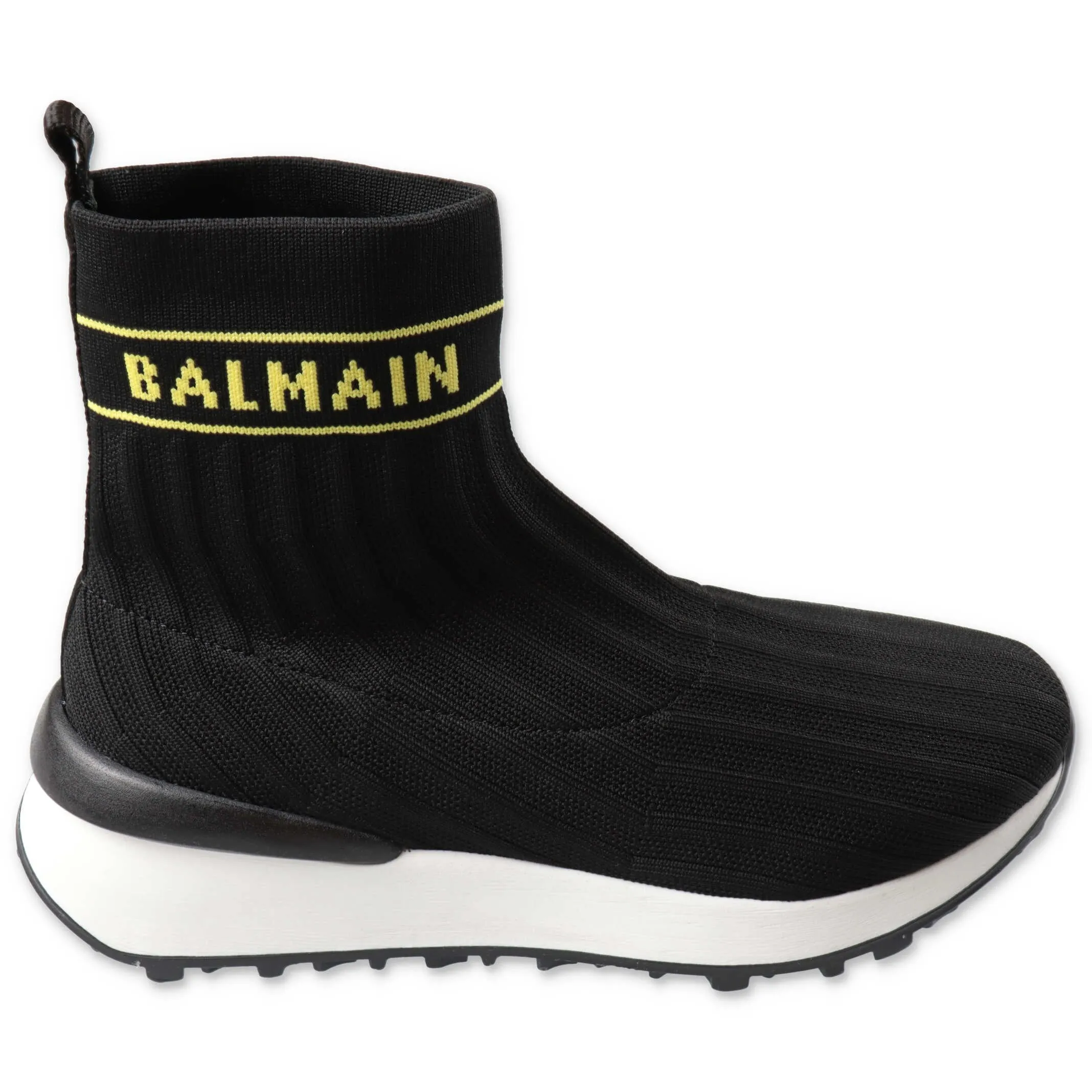 Balmain Kids Logo Sock Sneakers