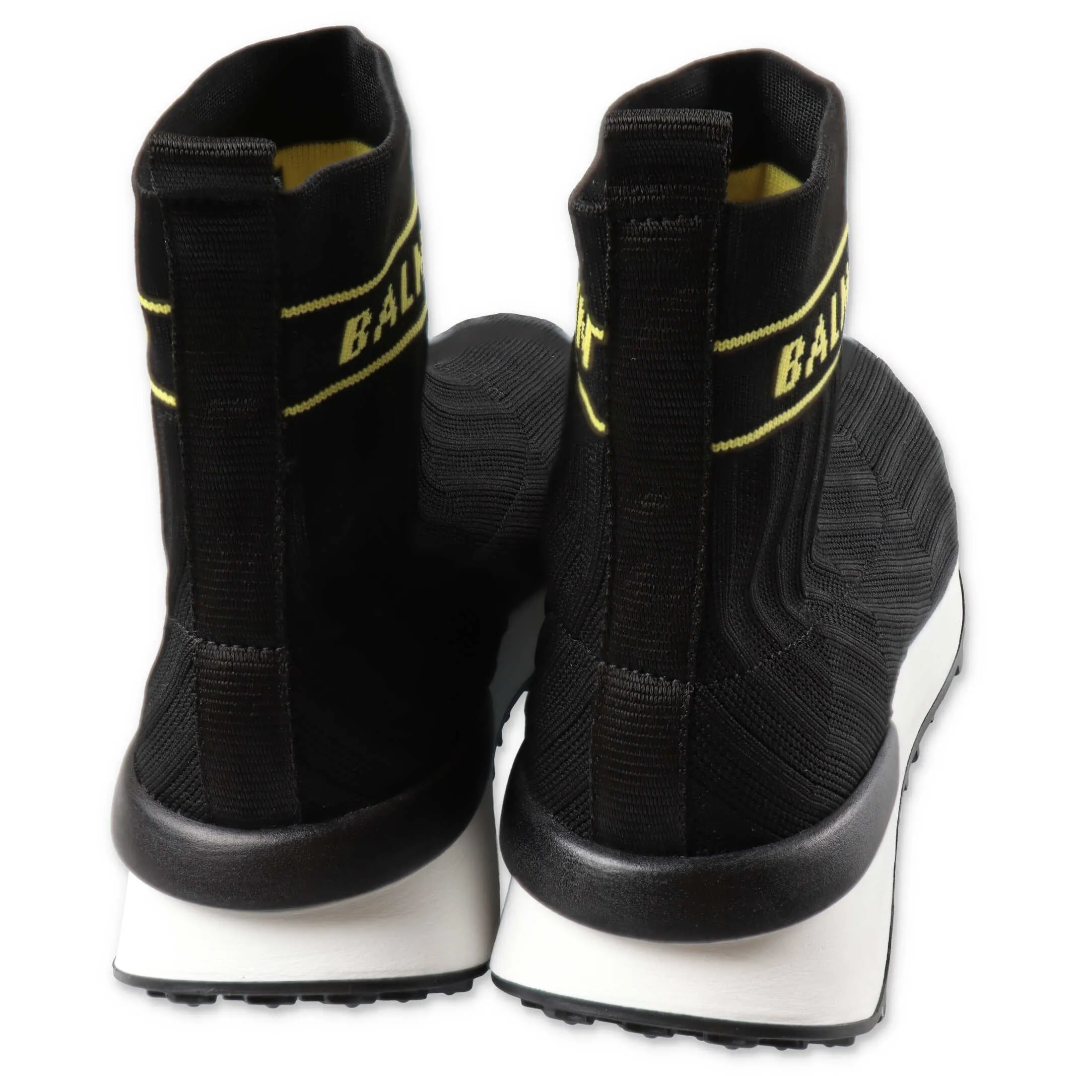 Balmain Kids Logo Sock Sneakers