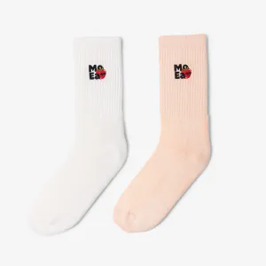 Bamboo socks x2 pairs - Apple Bundle