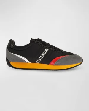 Bikkembergs Men's Nylon Low Top Sneakers with Logo