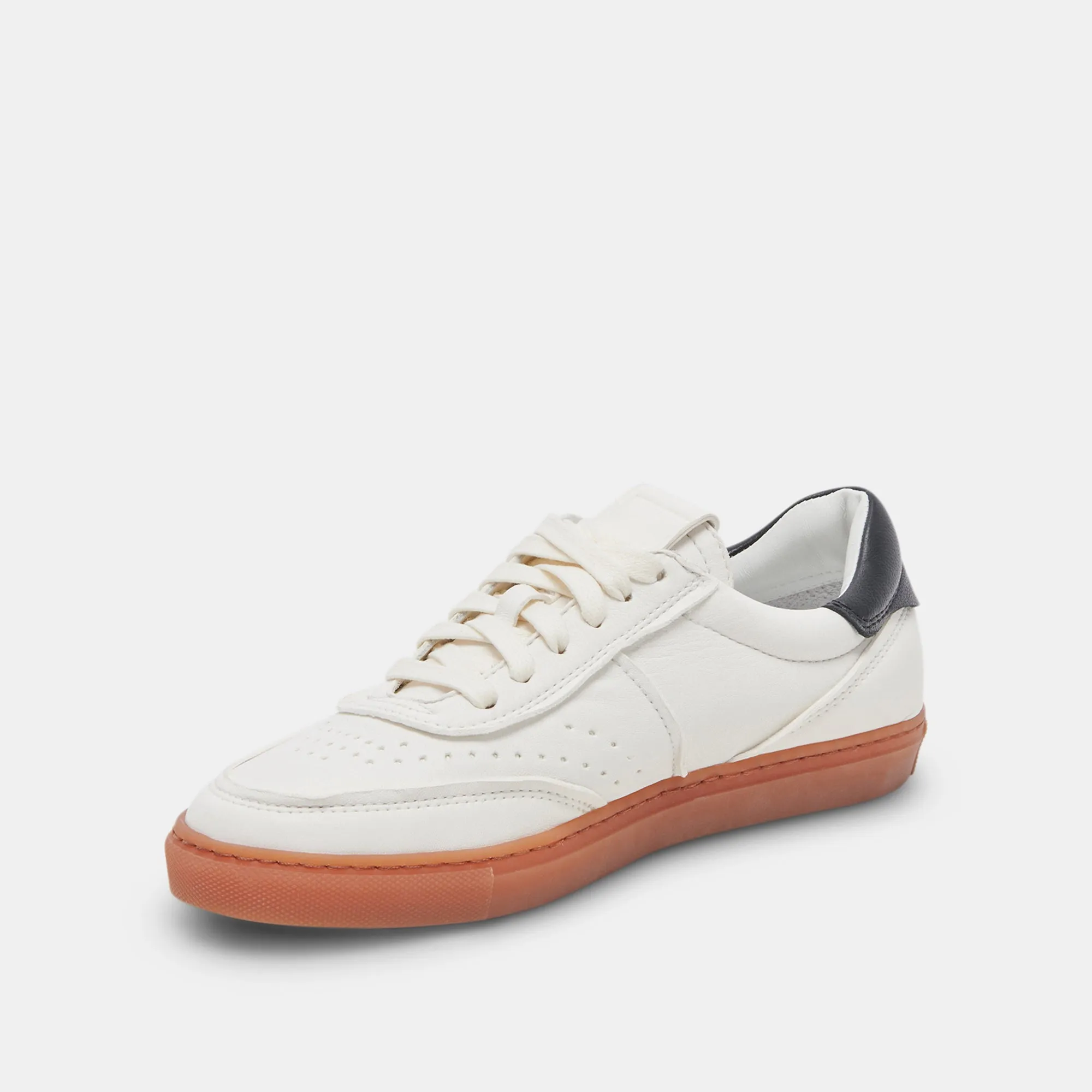 BODEN SNEAKERS WHITE BLACK LEATHER