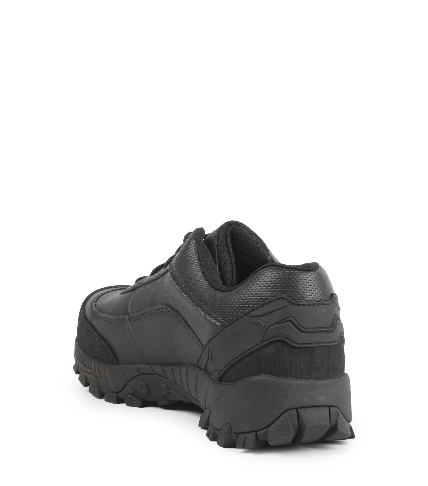 Bruce, Black | Athletic Leather Work Shoes | Vibram TC4  Outsole