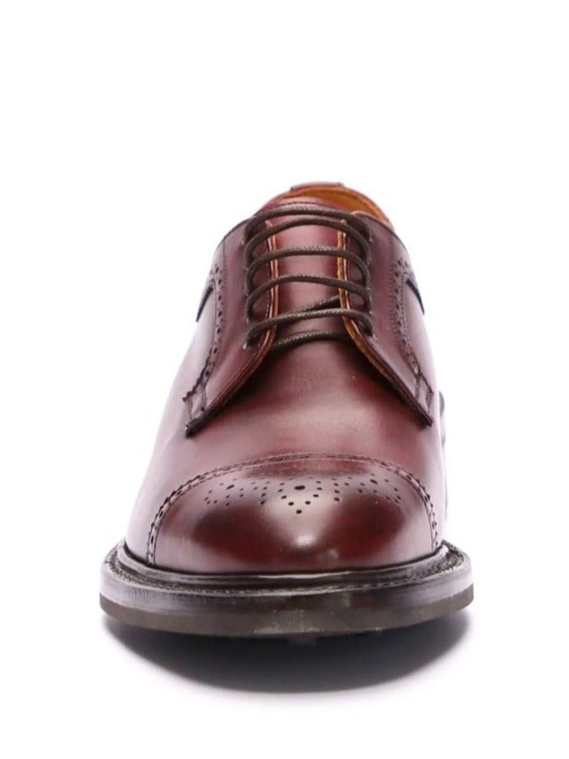 Burgundy Sophie Derby shoes