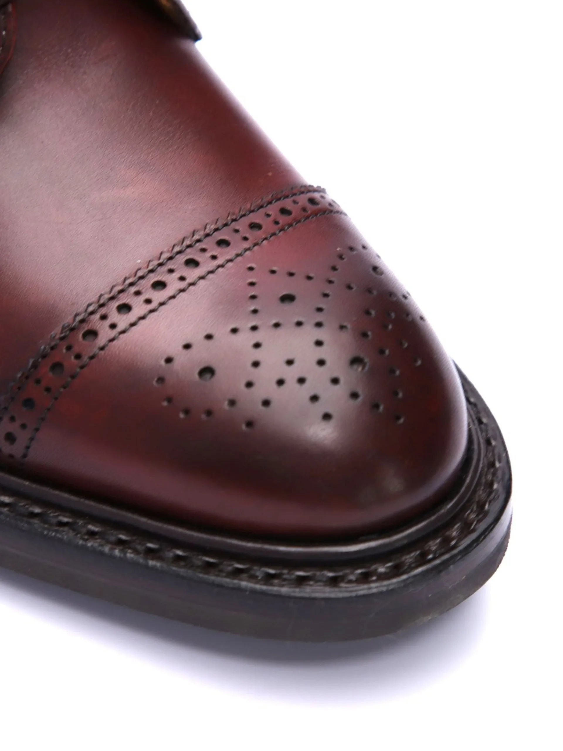 Burgundy Sophie Derby shoes