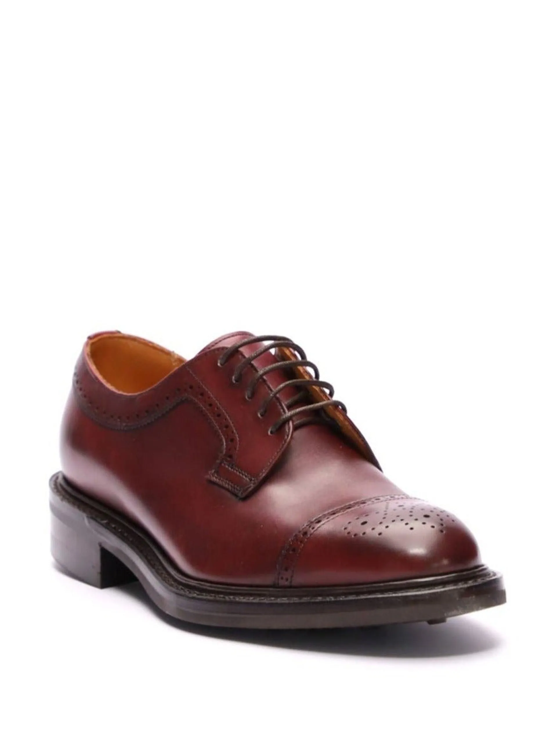 Burgundy Sophie Derby shoes