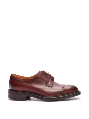 Burgundy Sophie Derby shoes