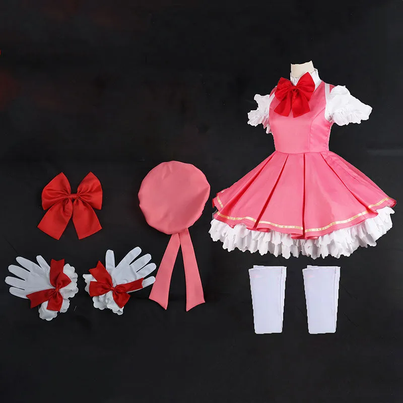 Cardcaptor Sakura Clear Card Sakura Kinomoto Pink Dress Halloween Cosplay Costume - Not Included Wing