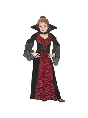 Childs Elegant Coffin Vampiress Costume