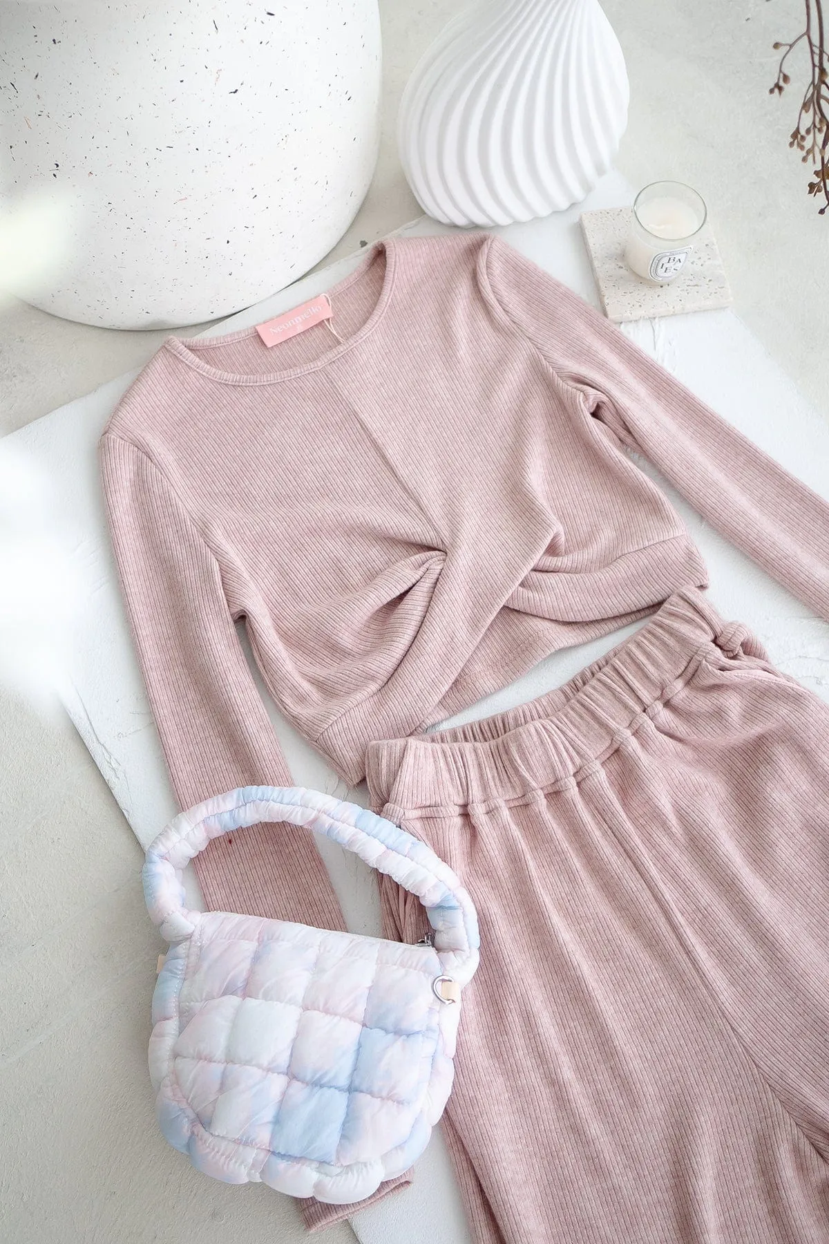 CLIO CASUALS 2-PC SET IN PINK