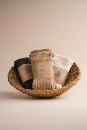 Cloud Sock Bundle - Caffe Latte