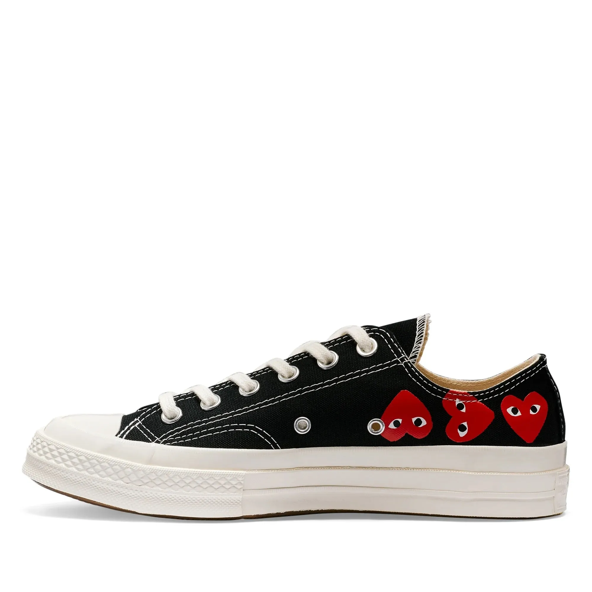 Converse Low 'Chuck Taylor' Sneakers Multi Heart - Black