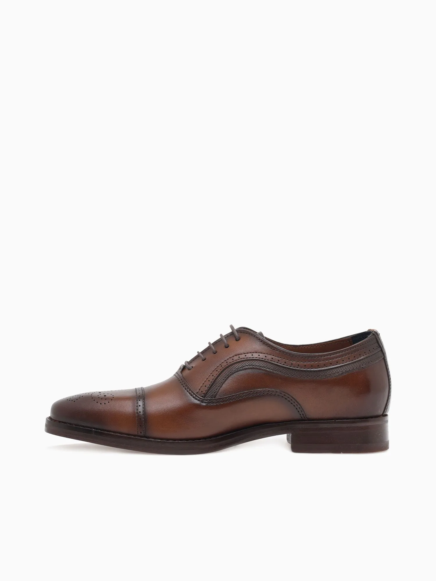 Danridge Cap Toe Tan Leather