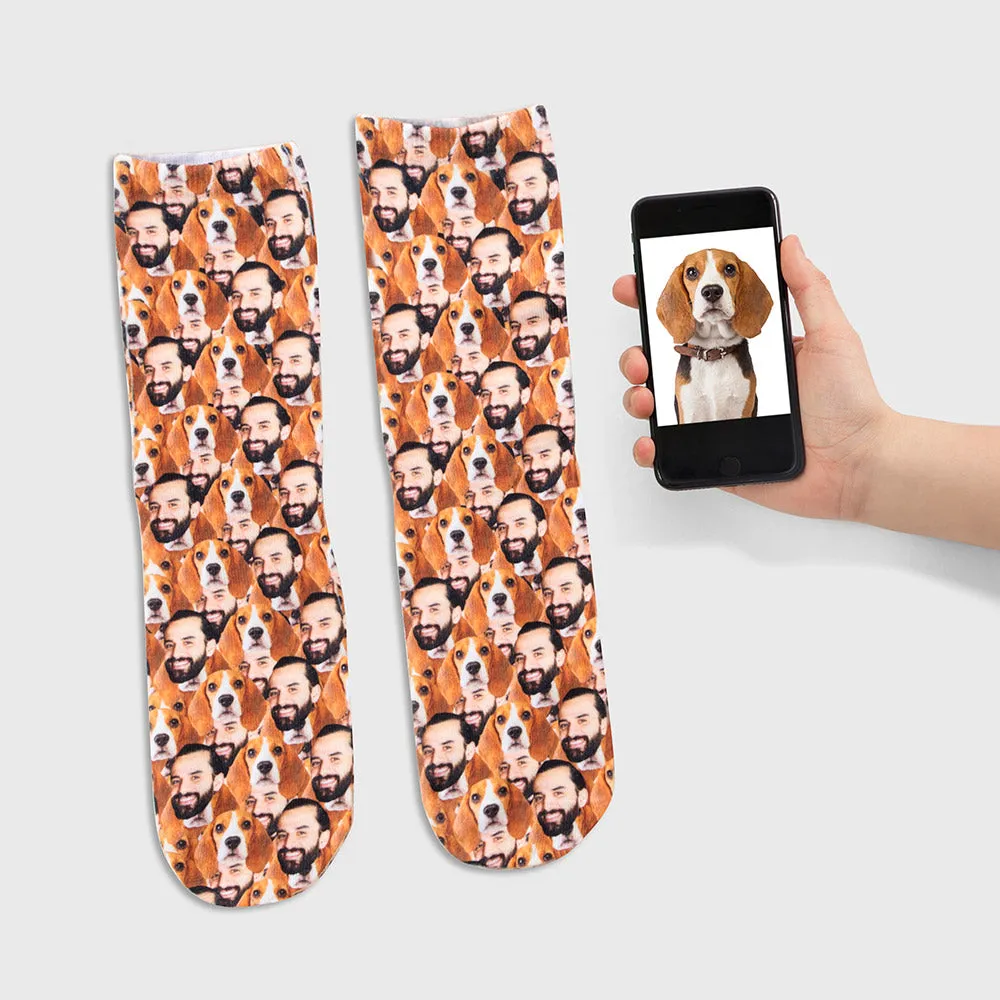 Dog & Owner Mash Up Socks