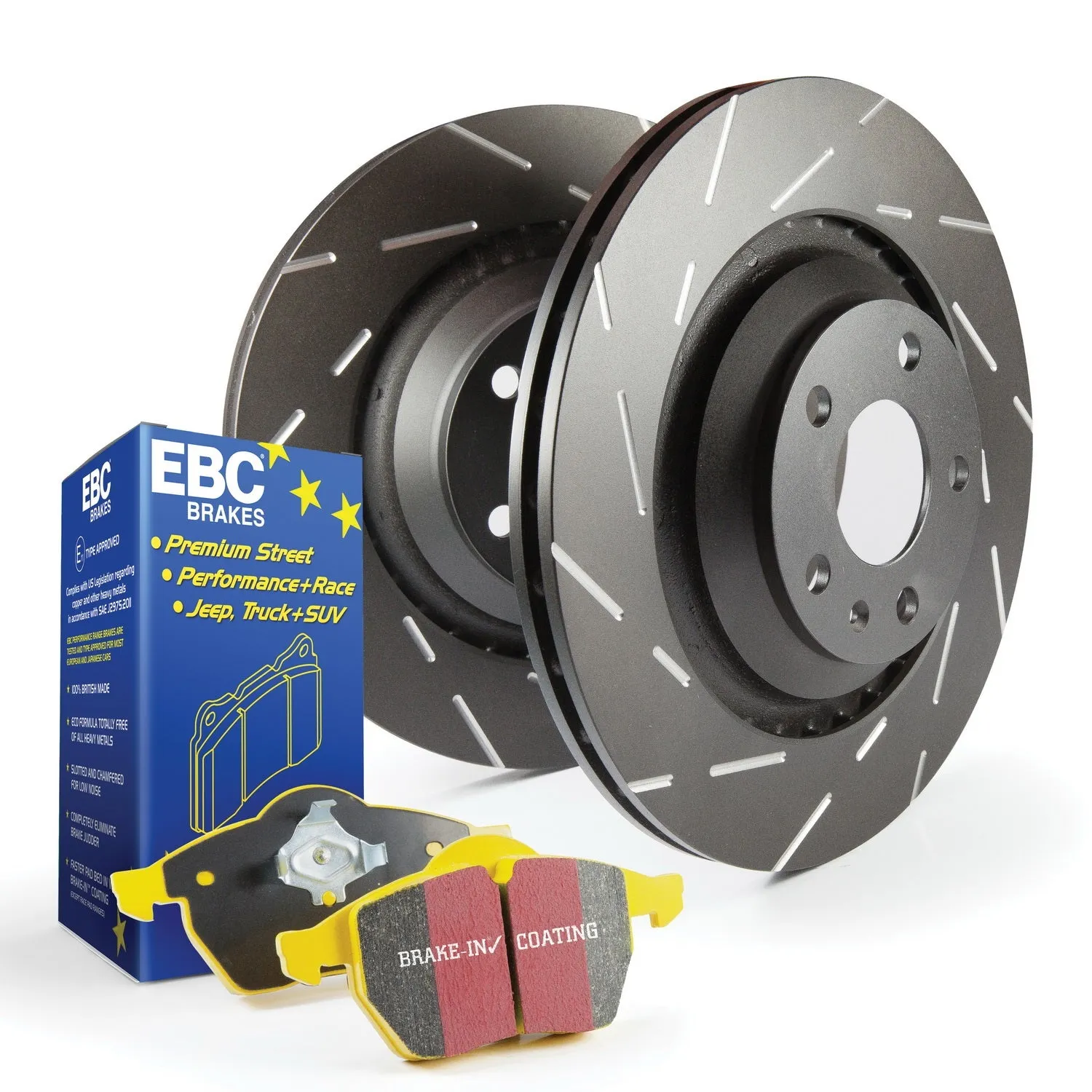 EBC Brakes S9KF1026 S9 Kits Yellowstuff and USR Rotors