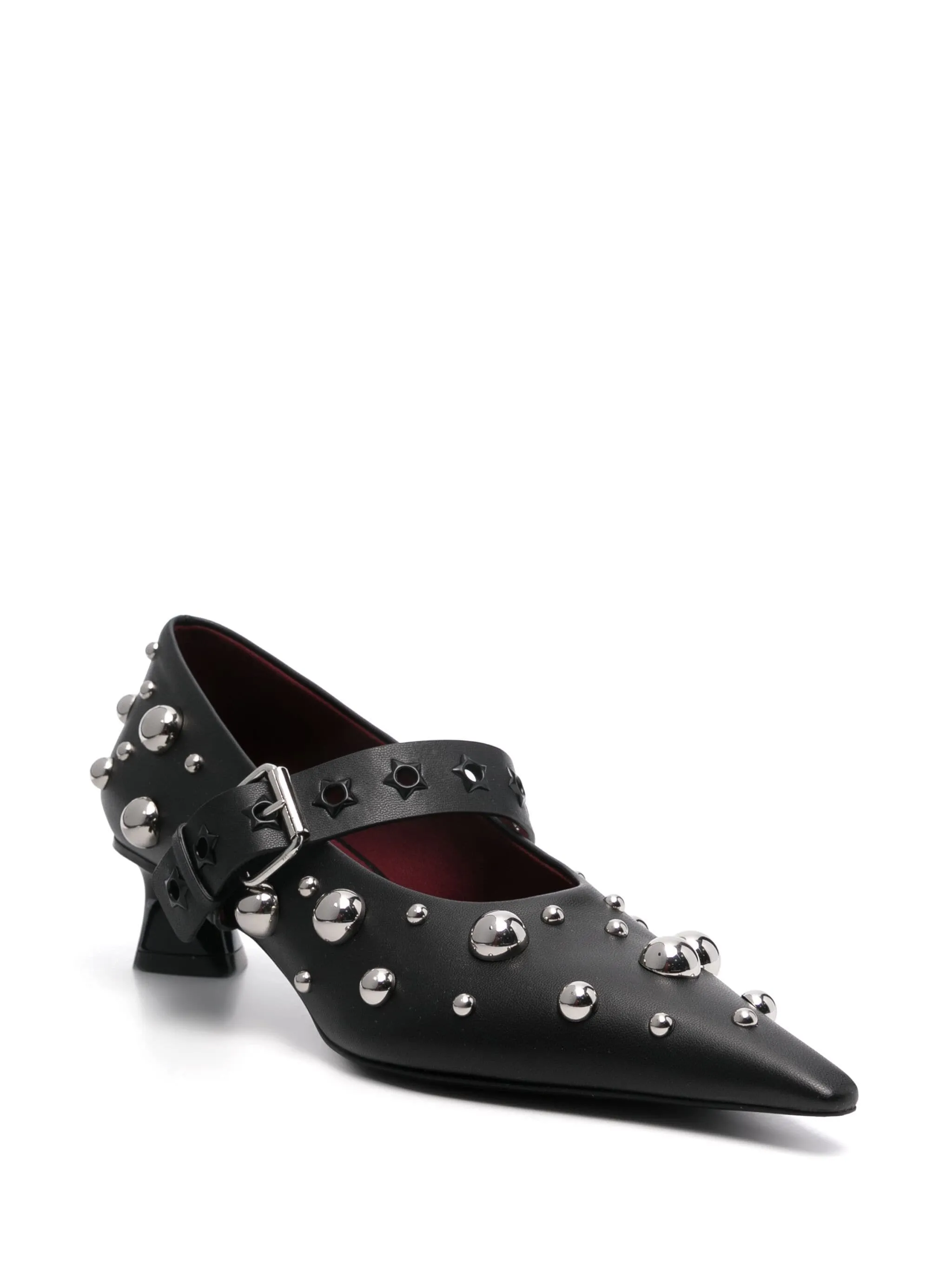 Elsa Studded Kitten Heels