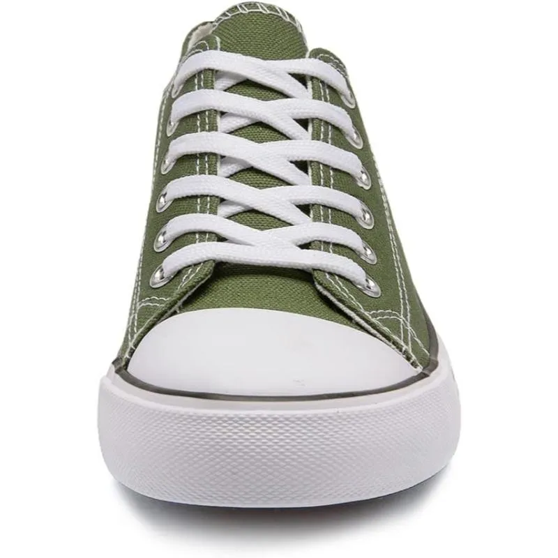 Essential Canvas Lace Up Trainers For Men