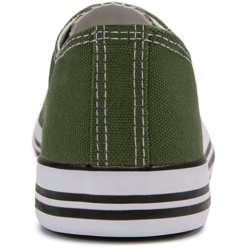 Essential Canvas Lace Up Trainers For Men