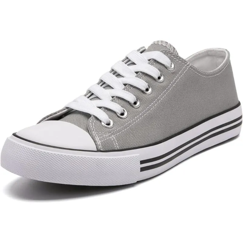 Essential Canvas Lace Up Trainers For Men