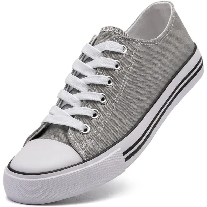 Essential Canvas Lace Up Trainers For Men