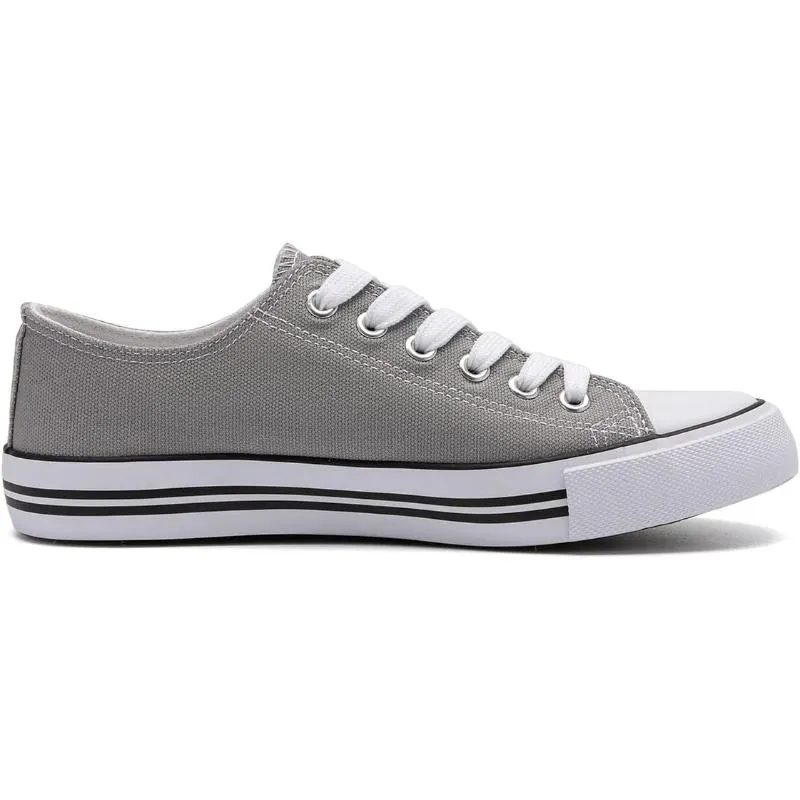 Essential Canvas Lace Up Trainers For Men