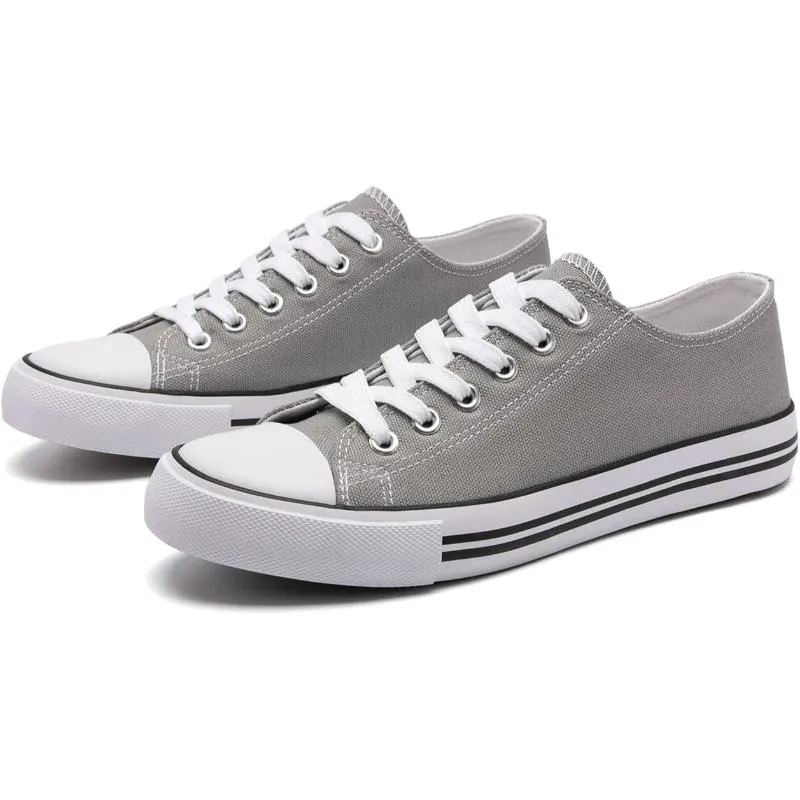 Essential Canvas Lace Up Trainers For Men