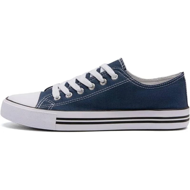 Essential Canvas Lace Up Trainers For Men