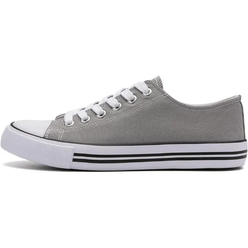 Essential Canvas Lace Up Trainers For Men