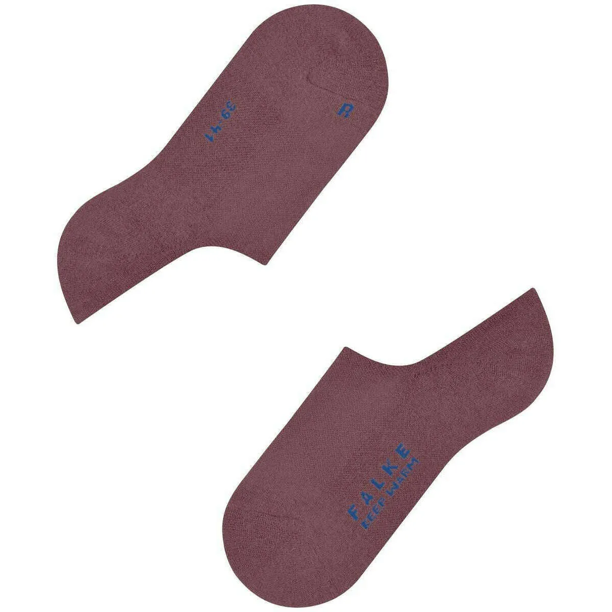 Falke Keep Warm Invisible Socks - Roan Rouge Burgundy