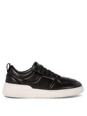 Ferragamo Modern Elegance Leather Sneakers