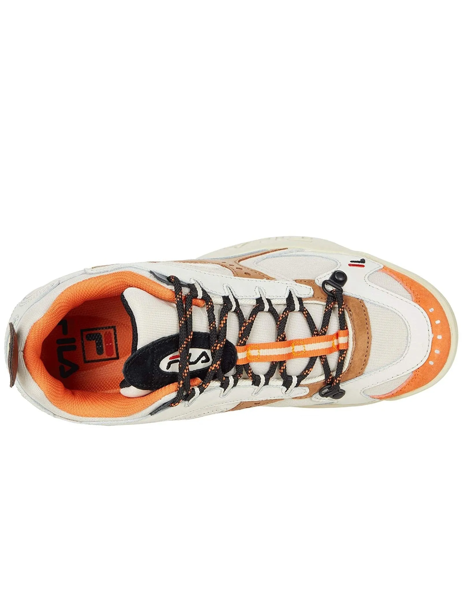 Fila Men's Boveasorus X Disruptor Sneakers Fila Cream/Black/Shocking Orange 1RM00726-205