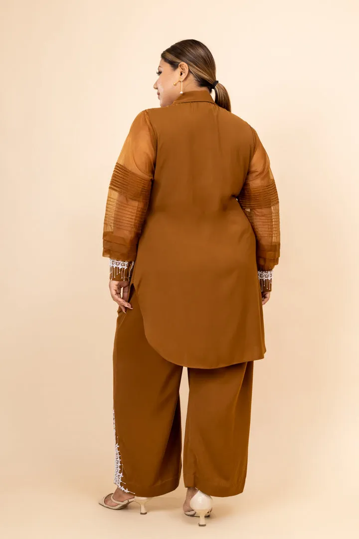 Heer Brown Co-ord Set