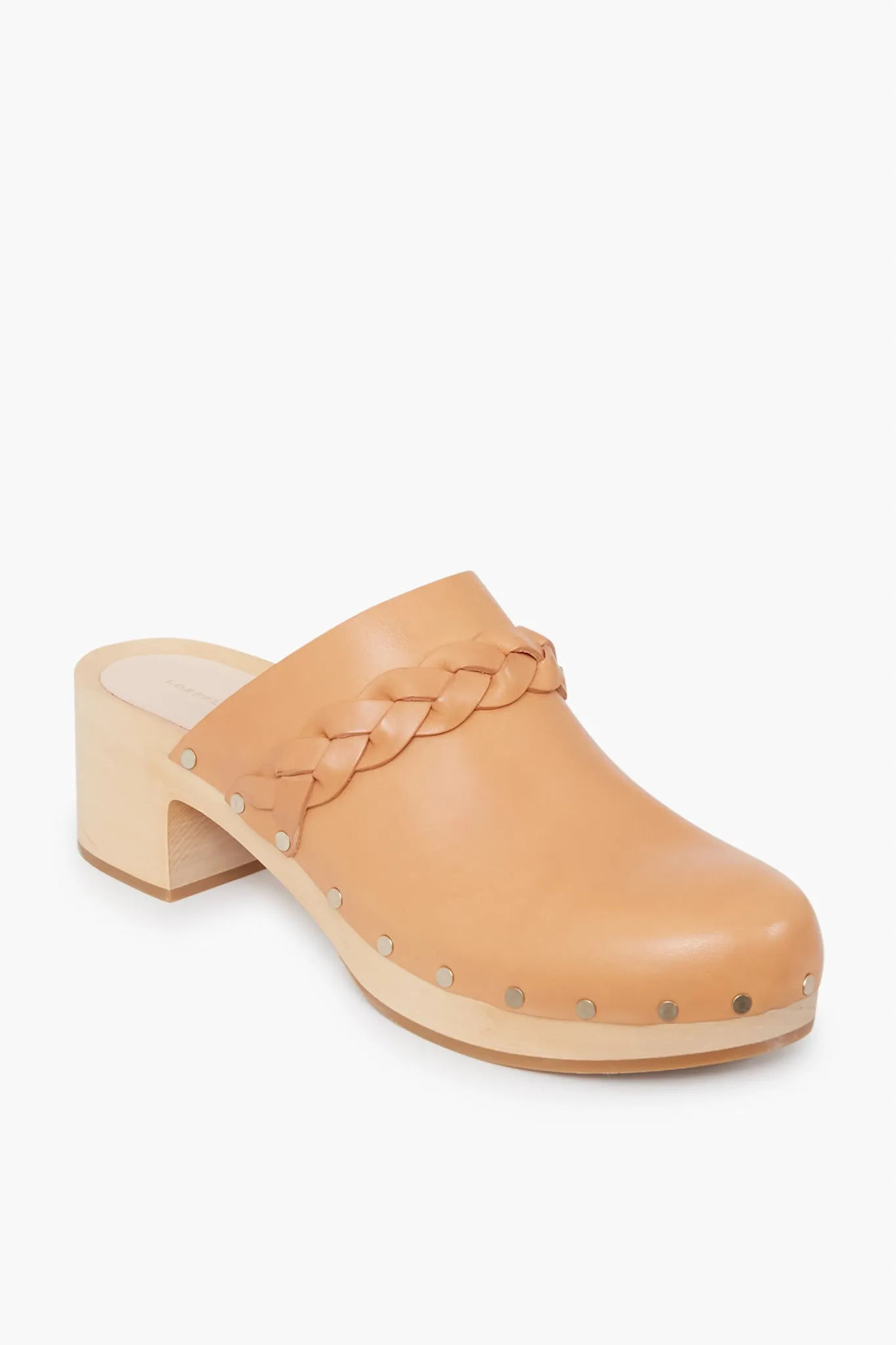 Honey Lupa Mid Heel Clog With Braid