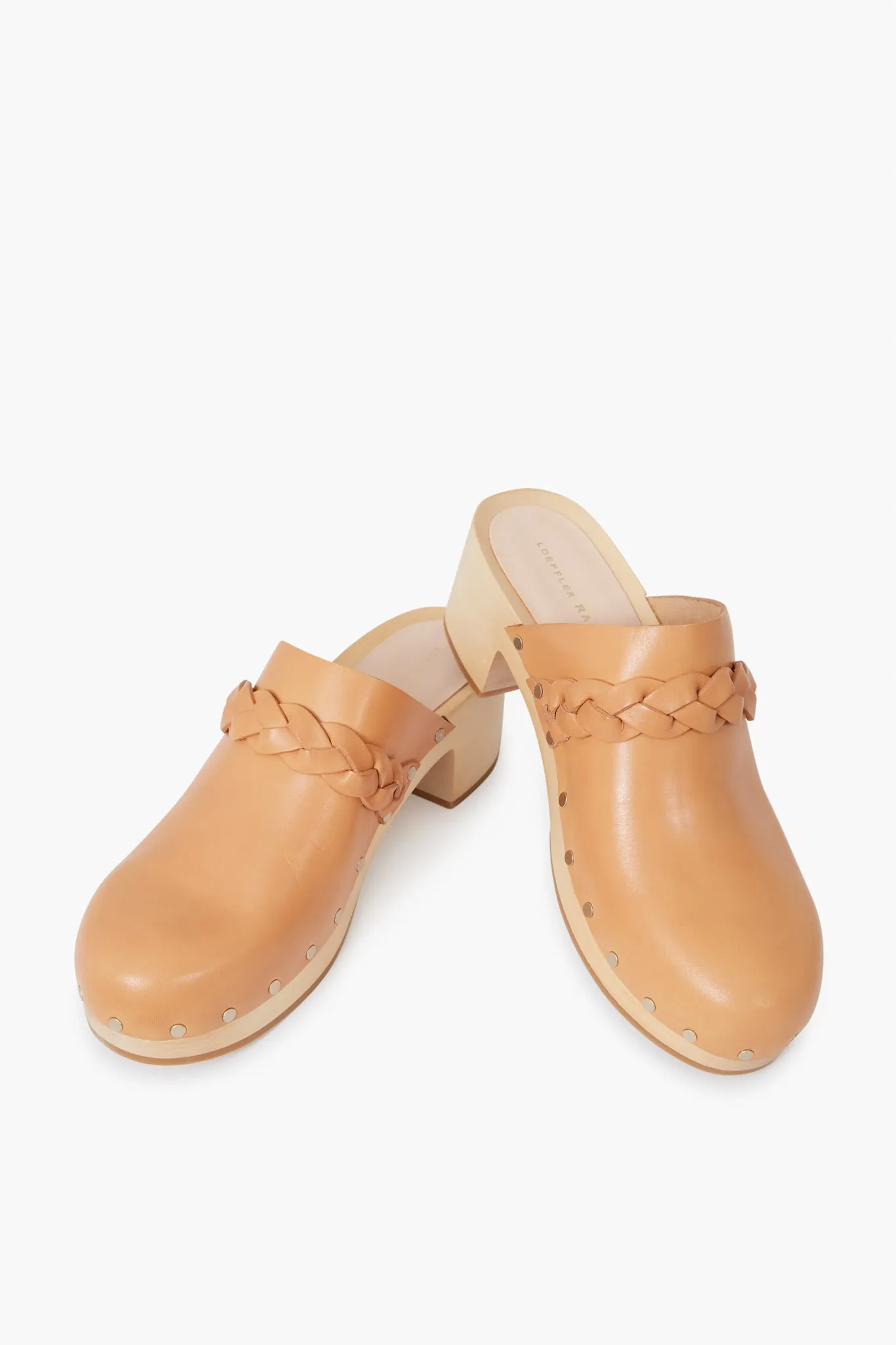 Honey Lupa Mid Heel Clog With Braid