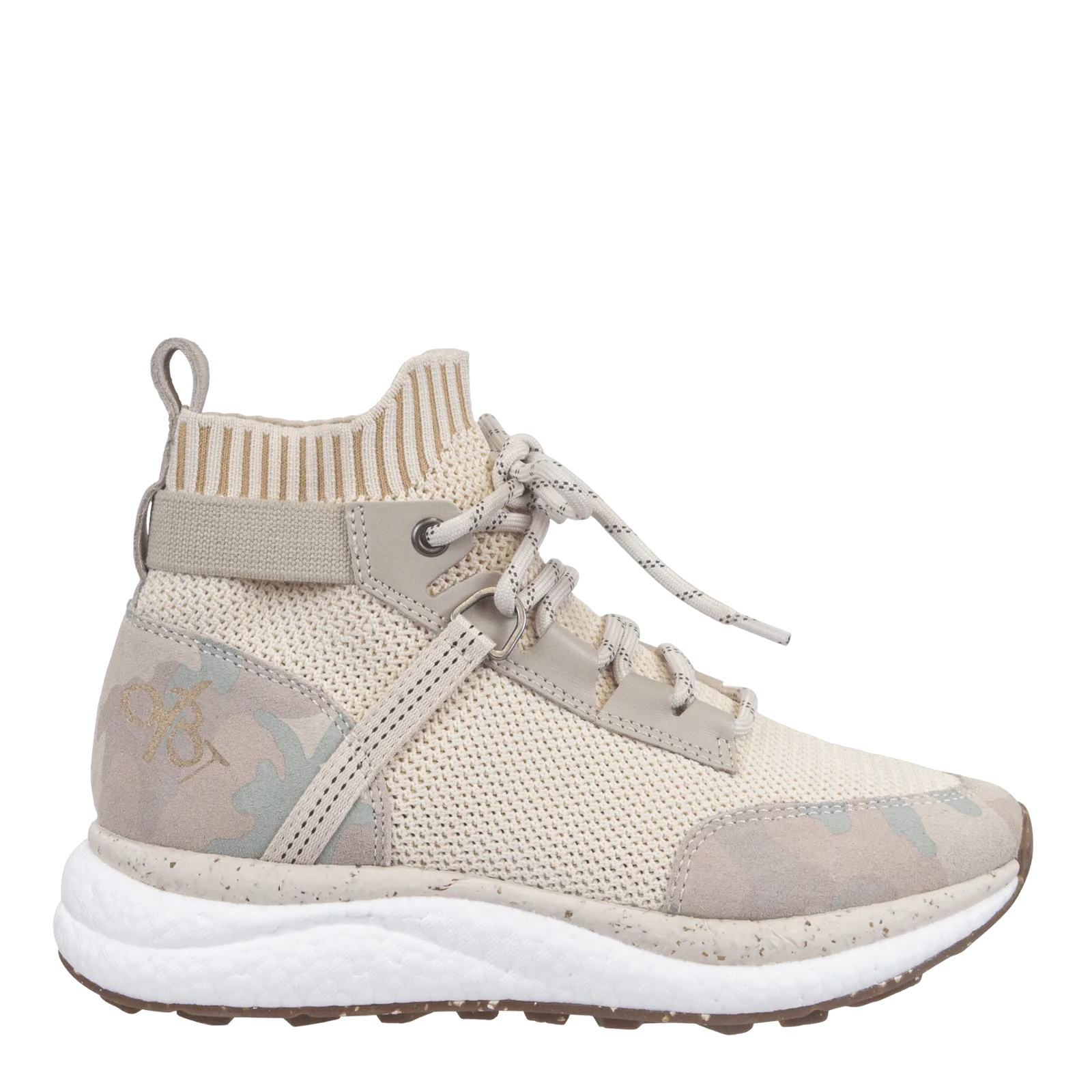 HYBRID in BONE CAMO High Top Sneakers