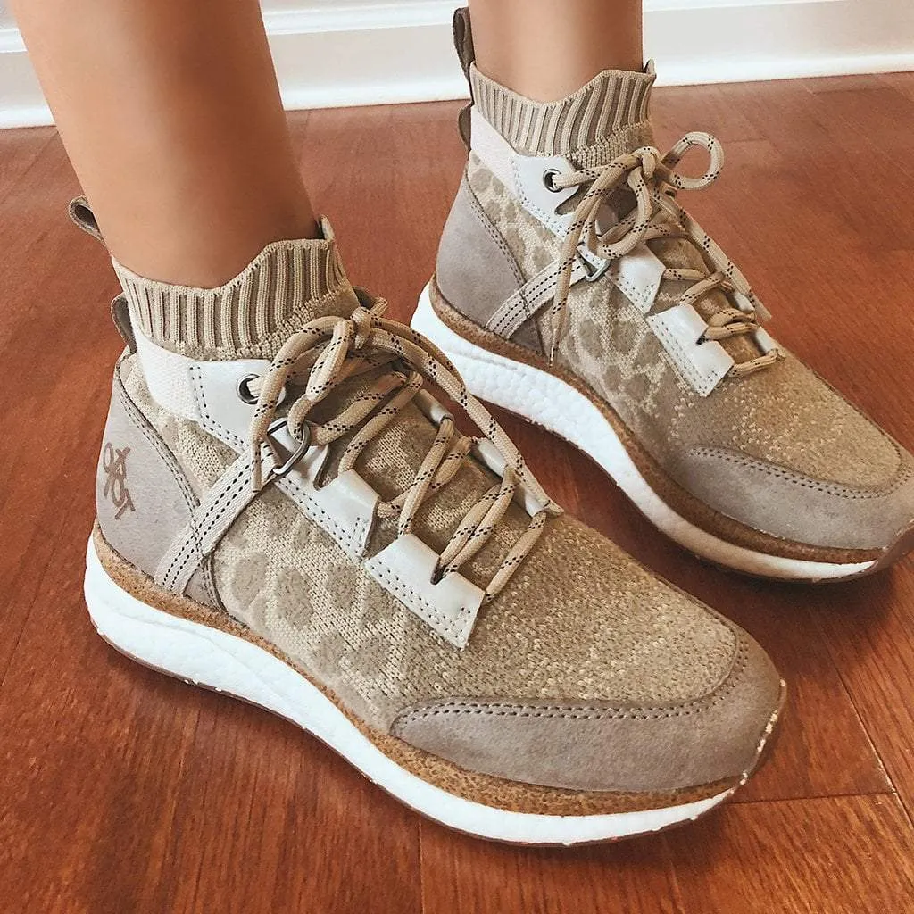 HYBRID in KHAKI High Top Sneakers