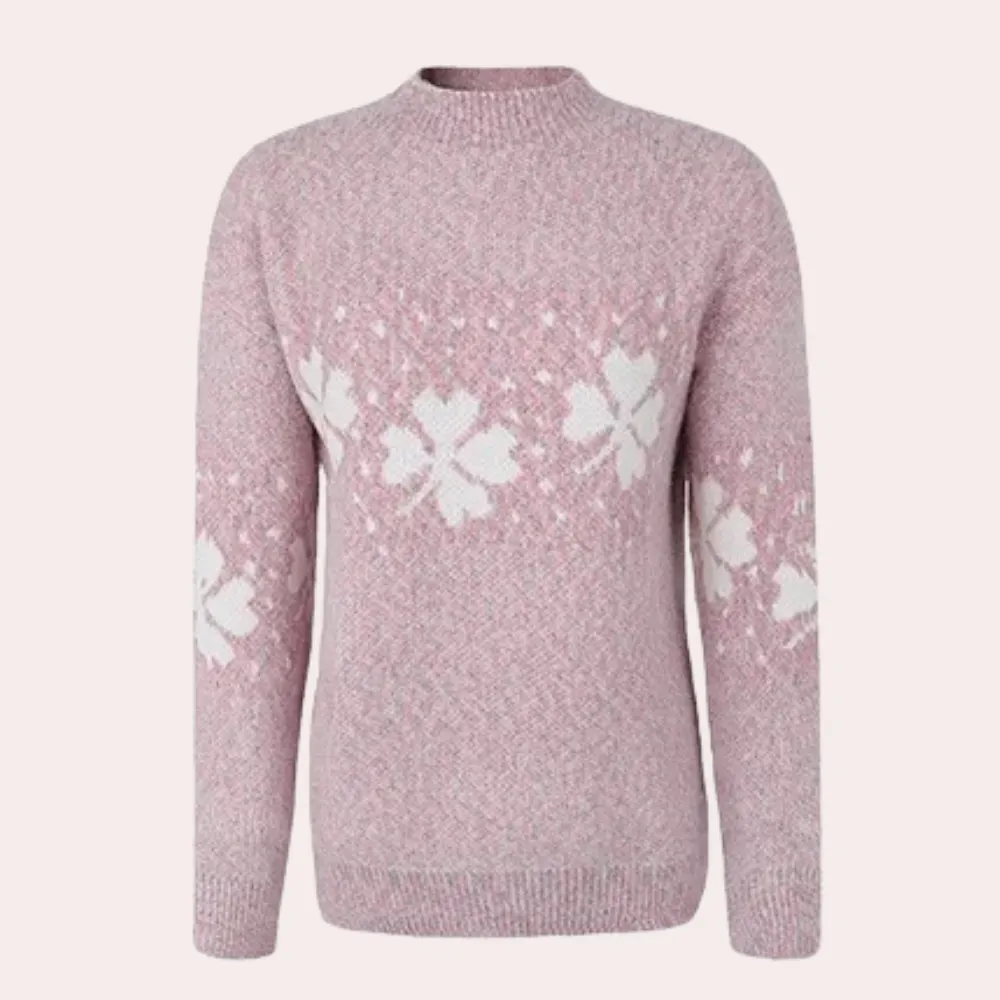 Ivyshape | Cozy Warm Ladies Knitted Sweater