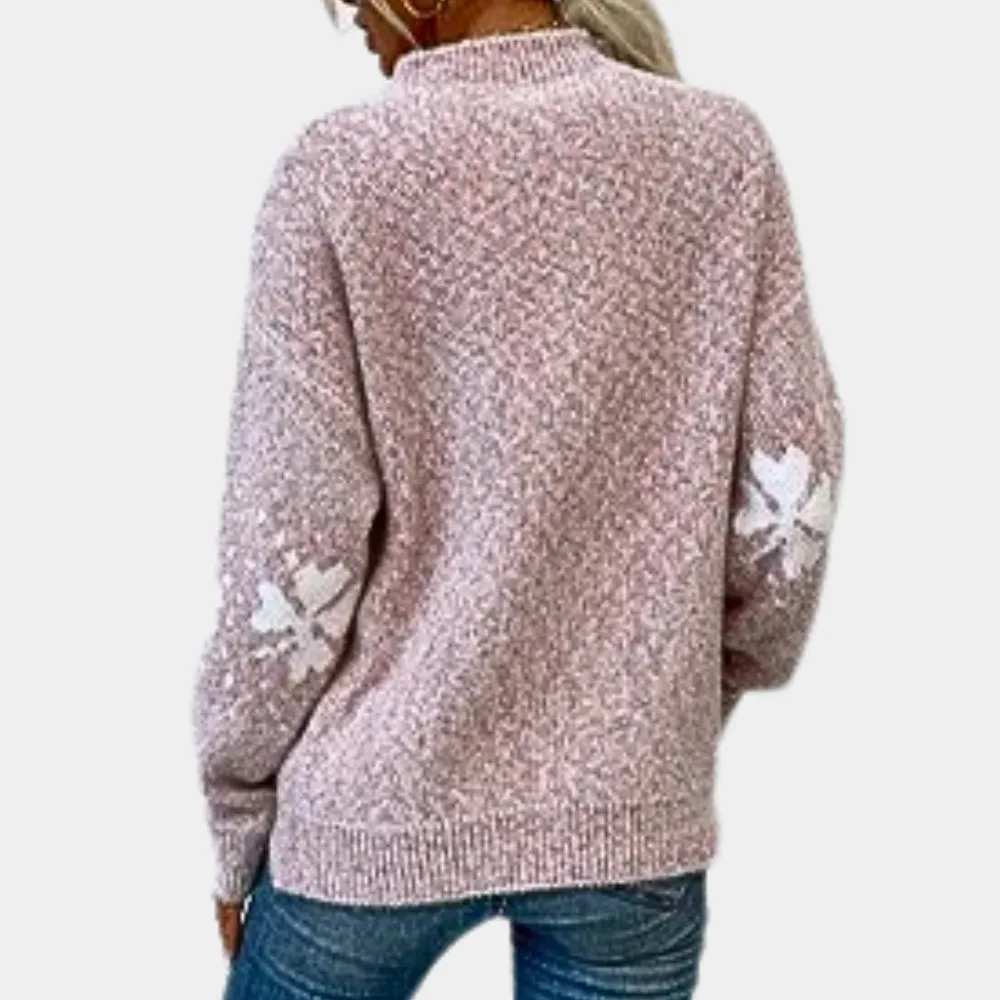 Ivyshape | Cozy Warm Ladies Knitted Sweater