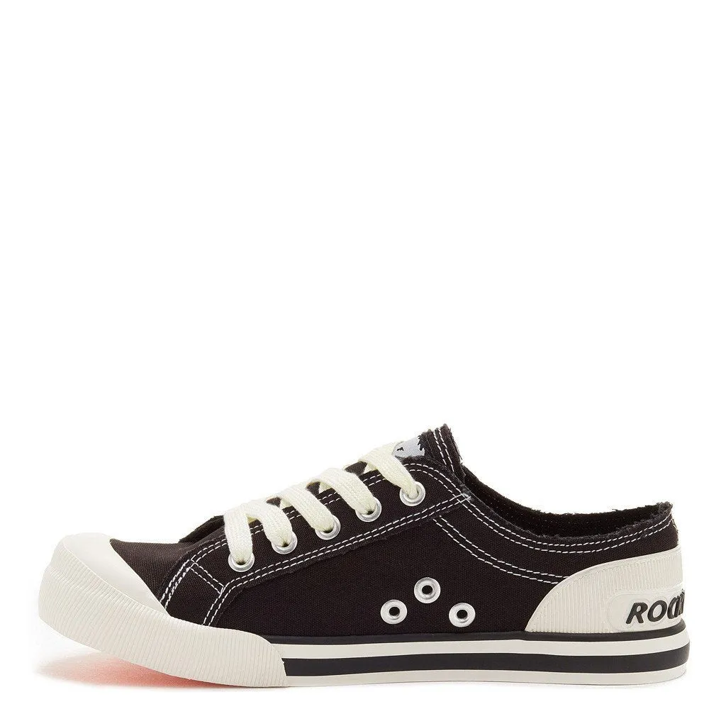 Jazzin Black Canvas Women's Sneaker