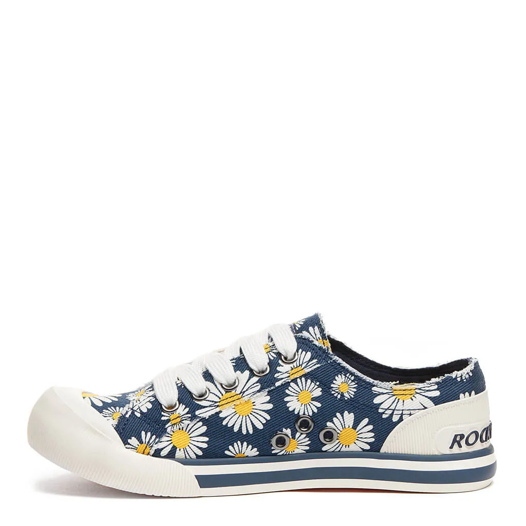 Jazzin Navy Daisy Sneaker